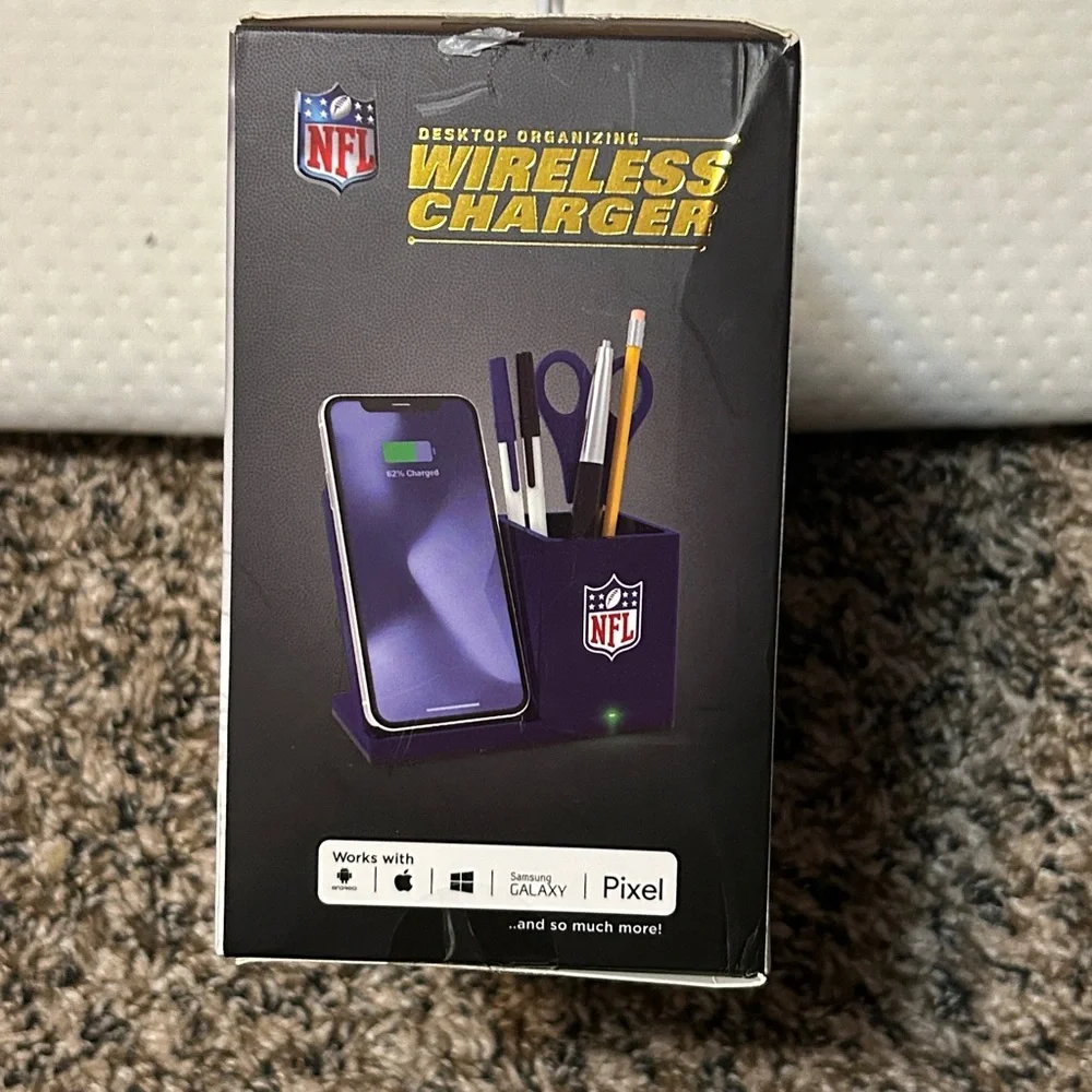 Buffalo Bills Blue and Red Charging Station